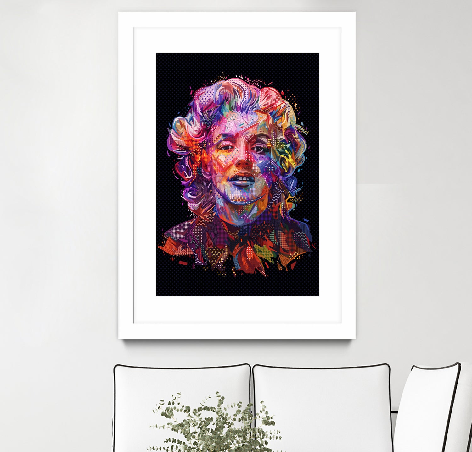 Marilyn 2018 by Alessandro Pautasso on GIANT ART - black digital painting