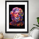 Marilyn 2018 by Alessandro Pautasso on GIANT ART - black digital painting