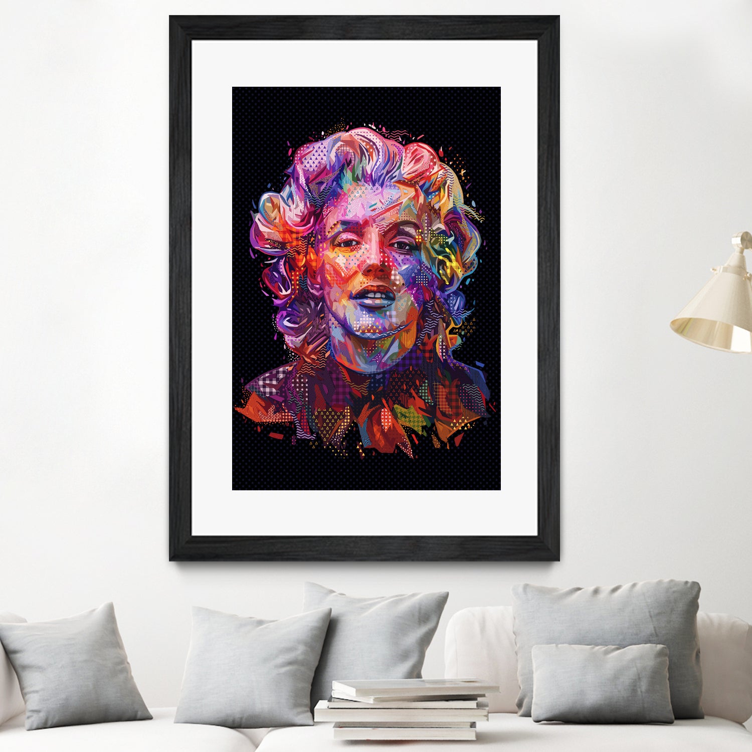 Marilyn 2018 by Alessandro Pautasso on GIANT ART - black digital painting