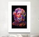 Marilyn 2018 by Alessandro Pautasso on GIANT ART - black digital painting