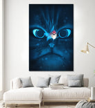 Catfish by Nicholas Ely on GIANT ART - blue digital painting