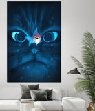 Catfish by Nicholas Ely on GIANT ART - blue digital painting