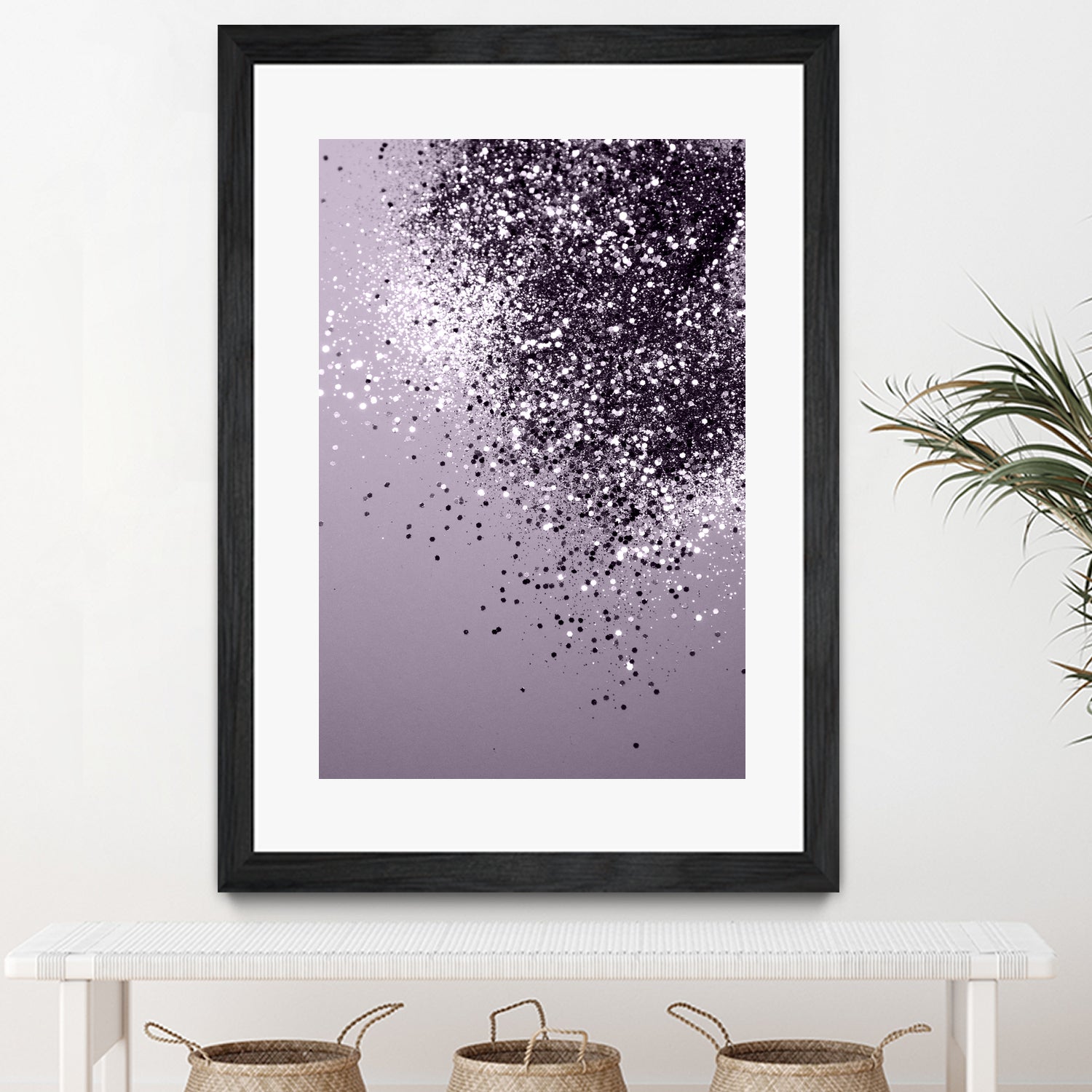 Sparkling Lavender Lady Glitter #1 by Anita & Bella Jantz on GIANT ART - fuchsia photo manipulation