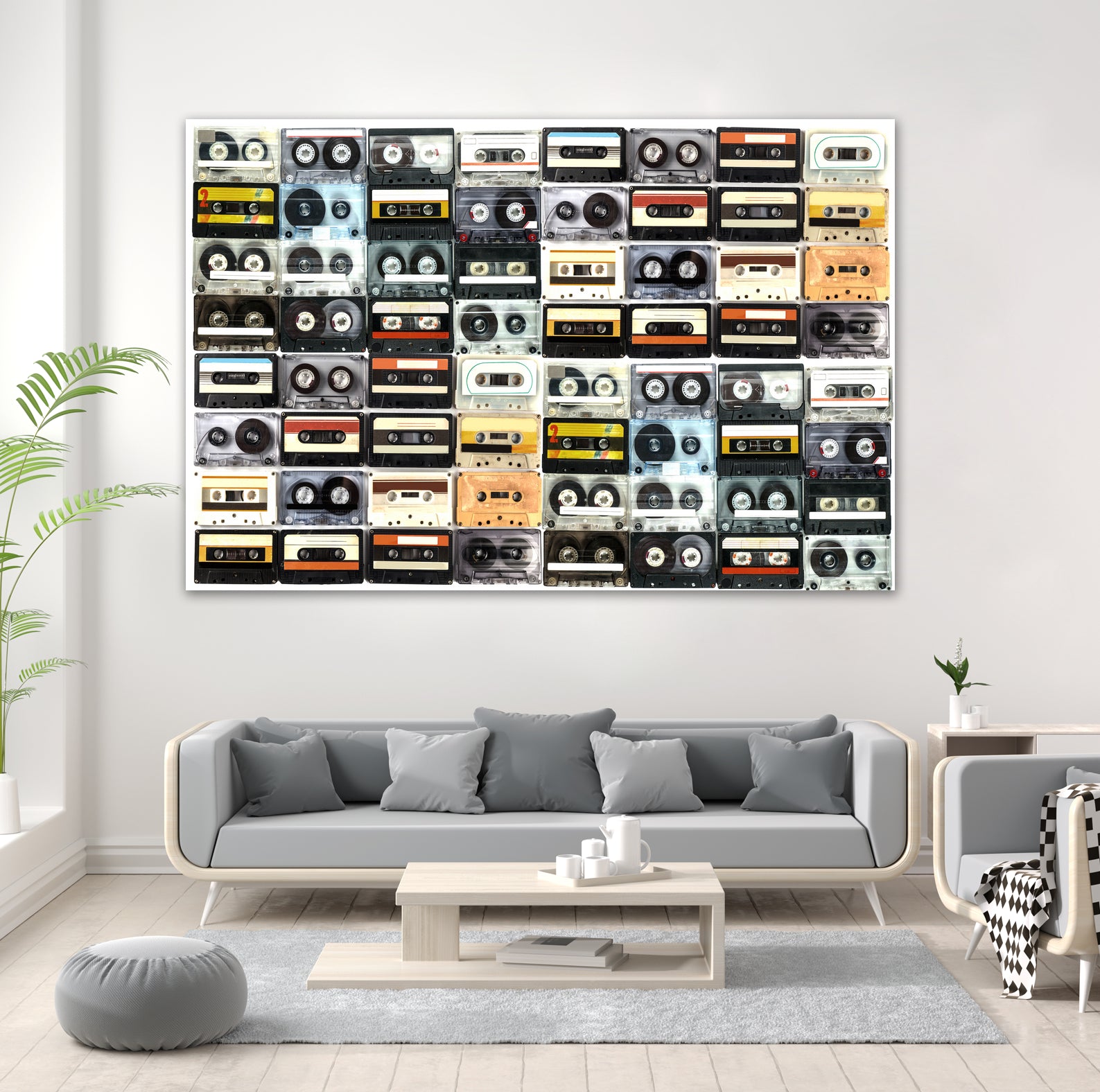 cassette print by irakli gergeshelidze on GIANT ART - white photo illustration