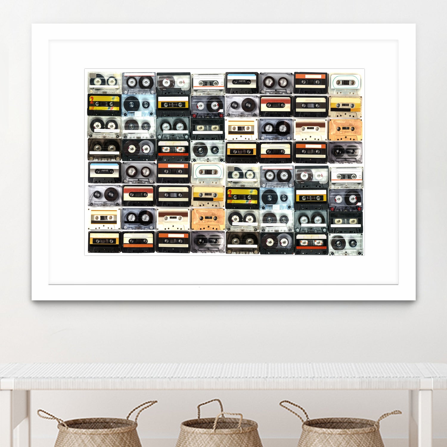 cassette print by irakli gergeshelidze on GIANT ART - white photo illustration