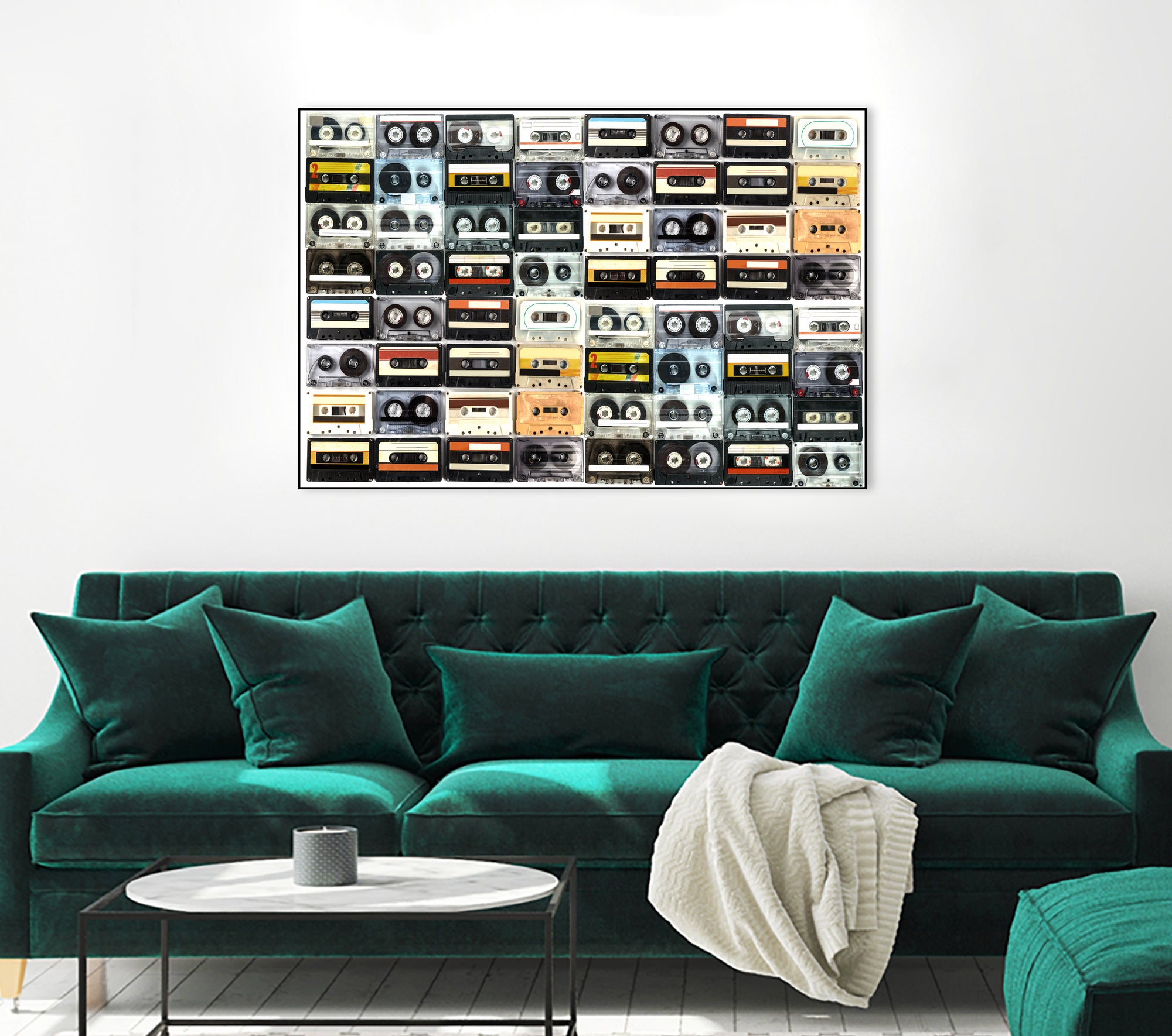 cassette print by irakli gergeshelidze on GIANT ART - white photo illustration