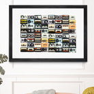 cassette print by irakli gergeshelidze on GIANT ART - white photo illustration