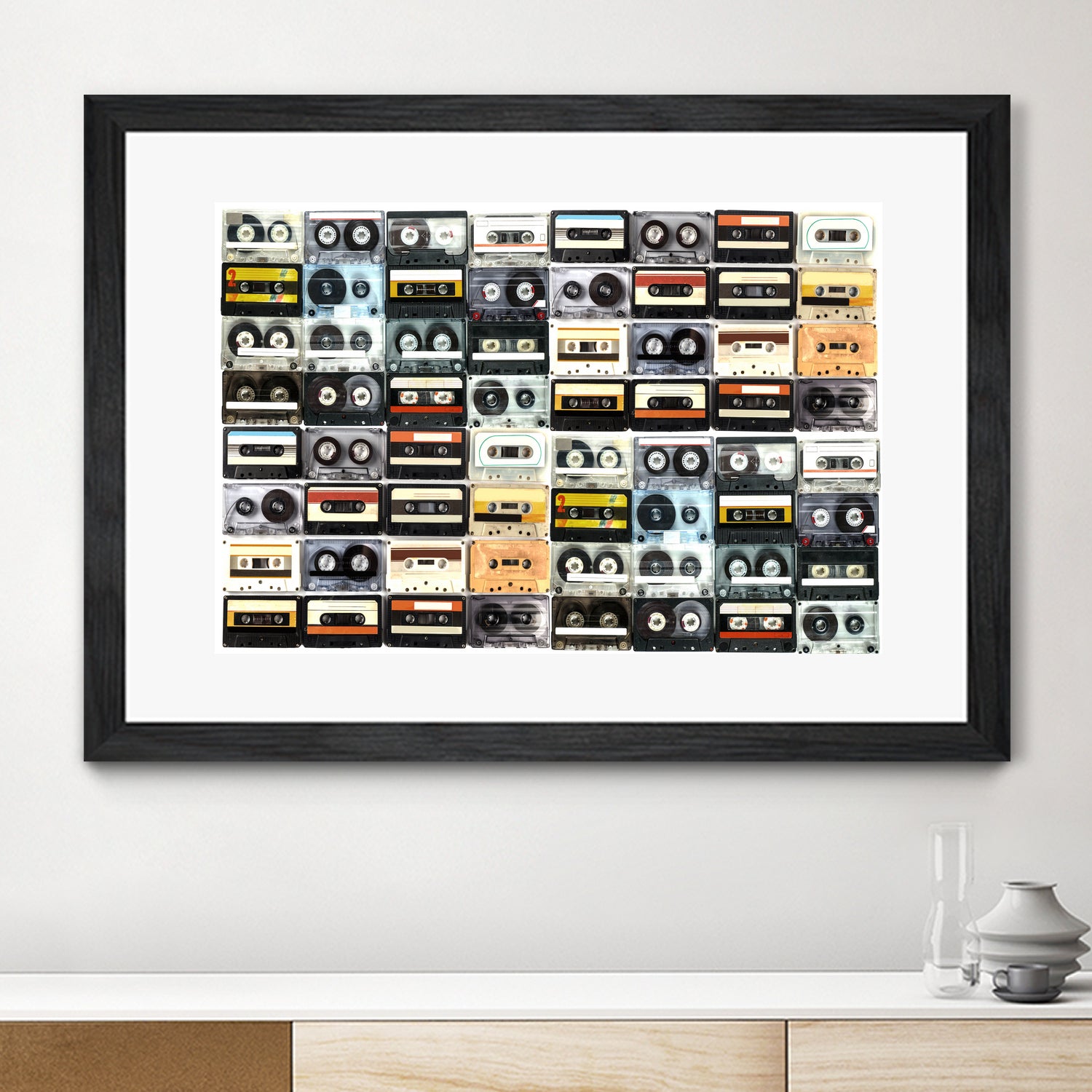 cassette print by irakli gergeshelidze on GIANT ART - white photo illustration