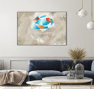 Geometries II by Raffael Pindell on GIANT ART - blue digital painting