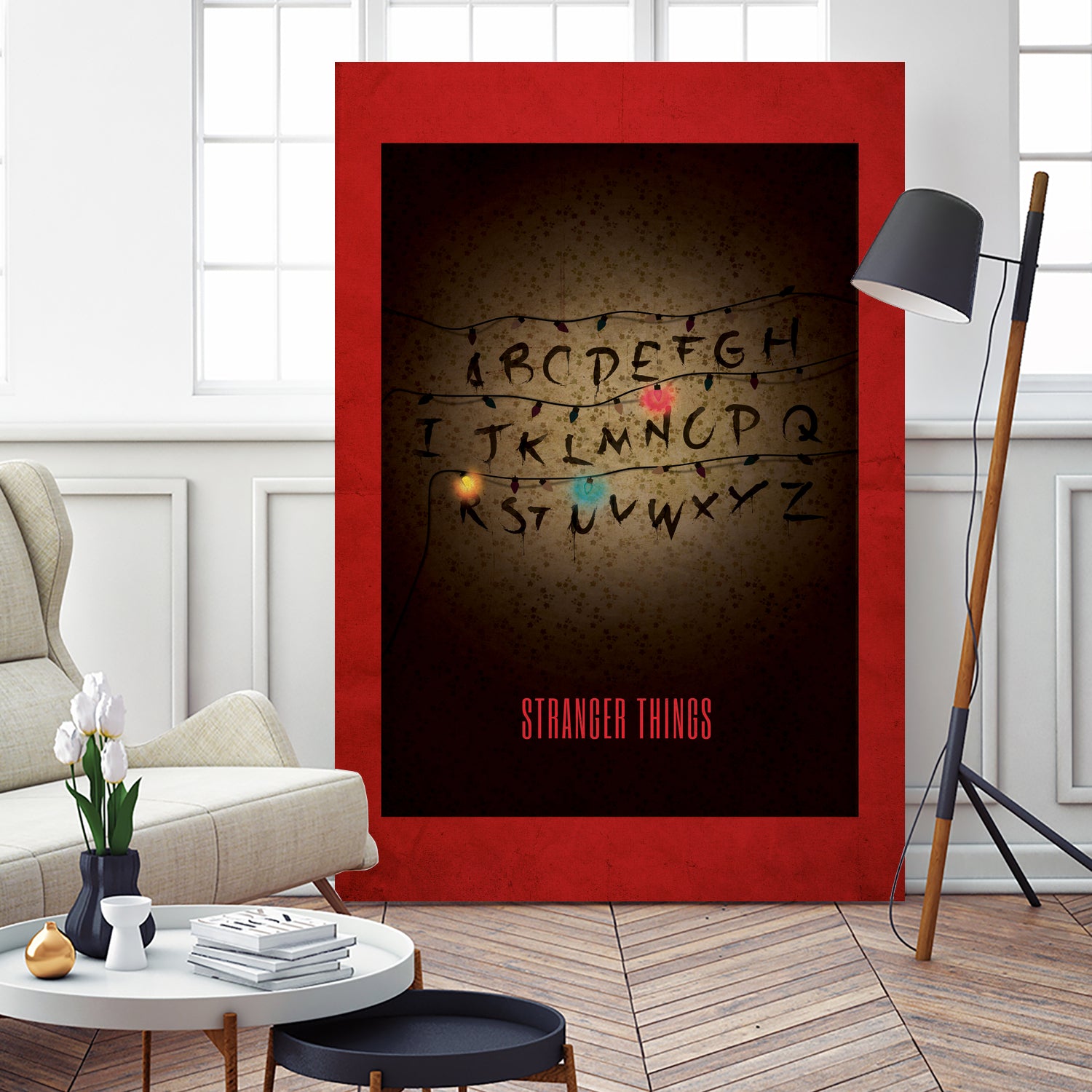 STRANGER THINGS Alternative Poster by Simona Merlini on GIANT ART - brown digital painting