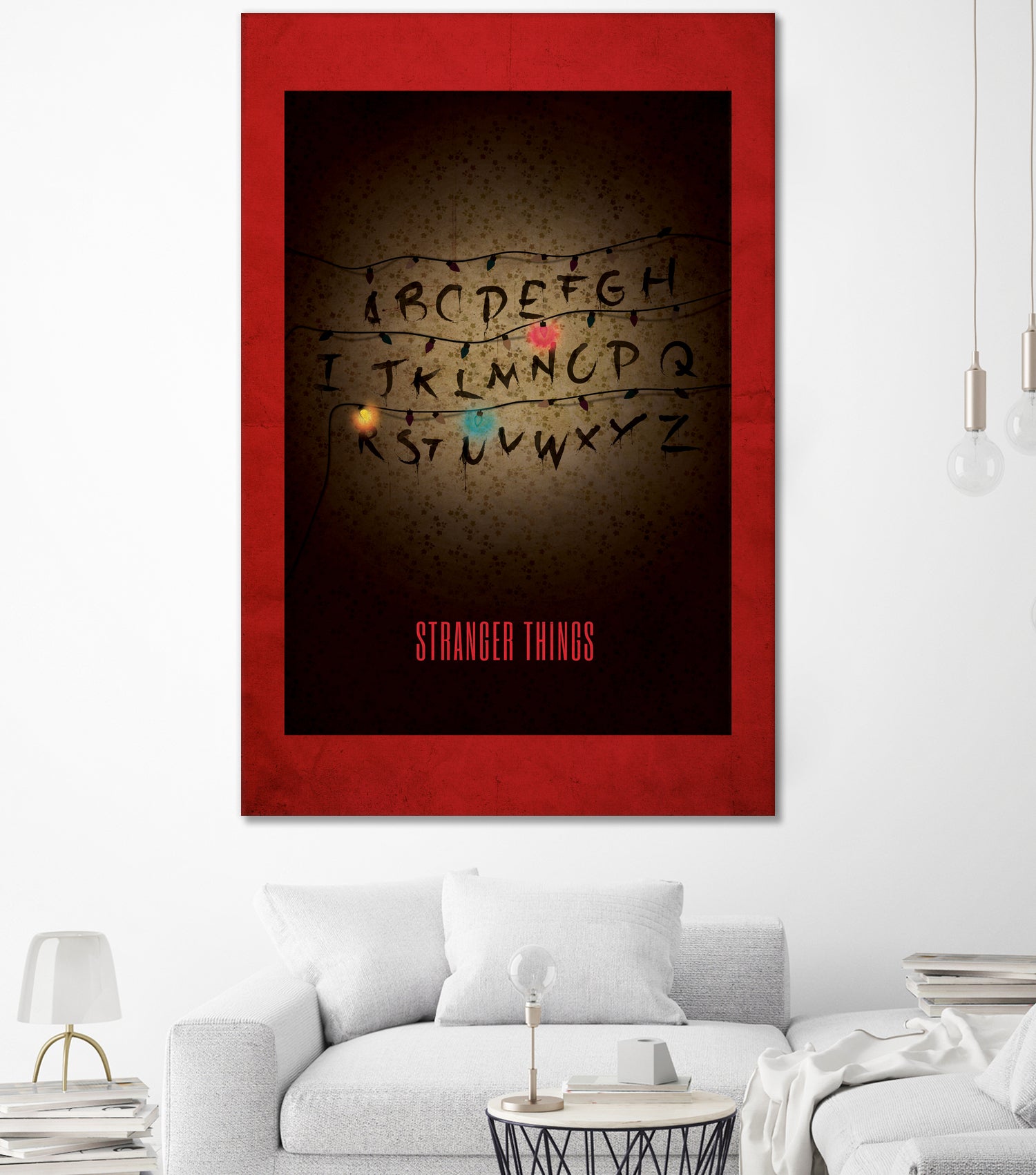 STRANGER THINGS Alternative Poster by Simona Merlini on GIANT ART - brown digital painting