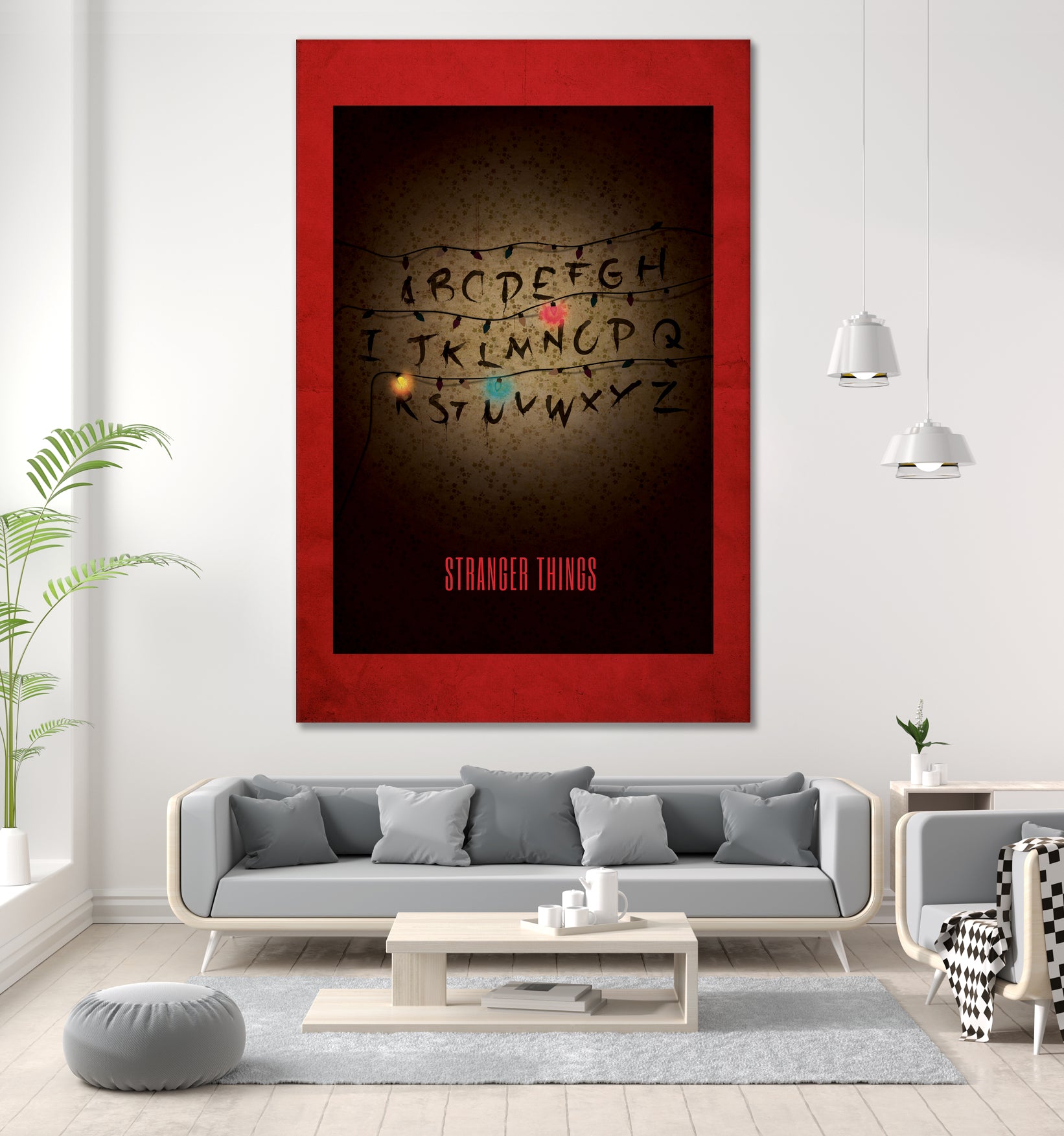 STRANGER THINGS Alternative Poster by Simona Merlini on GIANT ART - brown digital painting