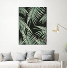 Green Palm Leaves Dream #1 by Anita & Bella Jantz on GIANT ART - green photo illustration