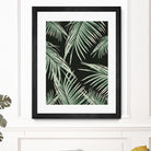 Green Palm Leaves Dream #1 by Anita & Bella Jantz on GIANT ART - green photo illustration