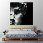 David's eye by Menelaos Trompoukis on GIANT ART - black digital painting