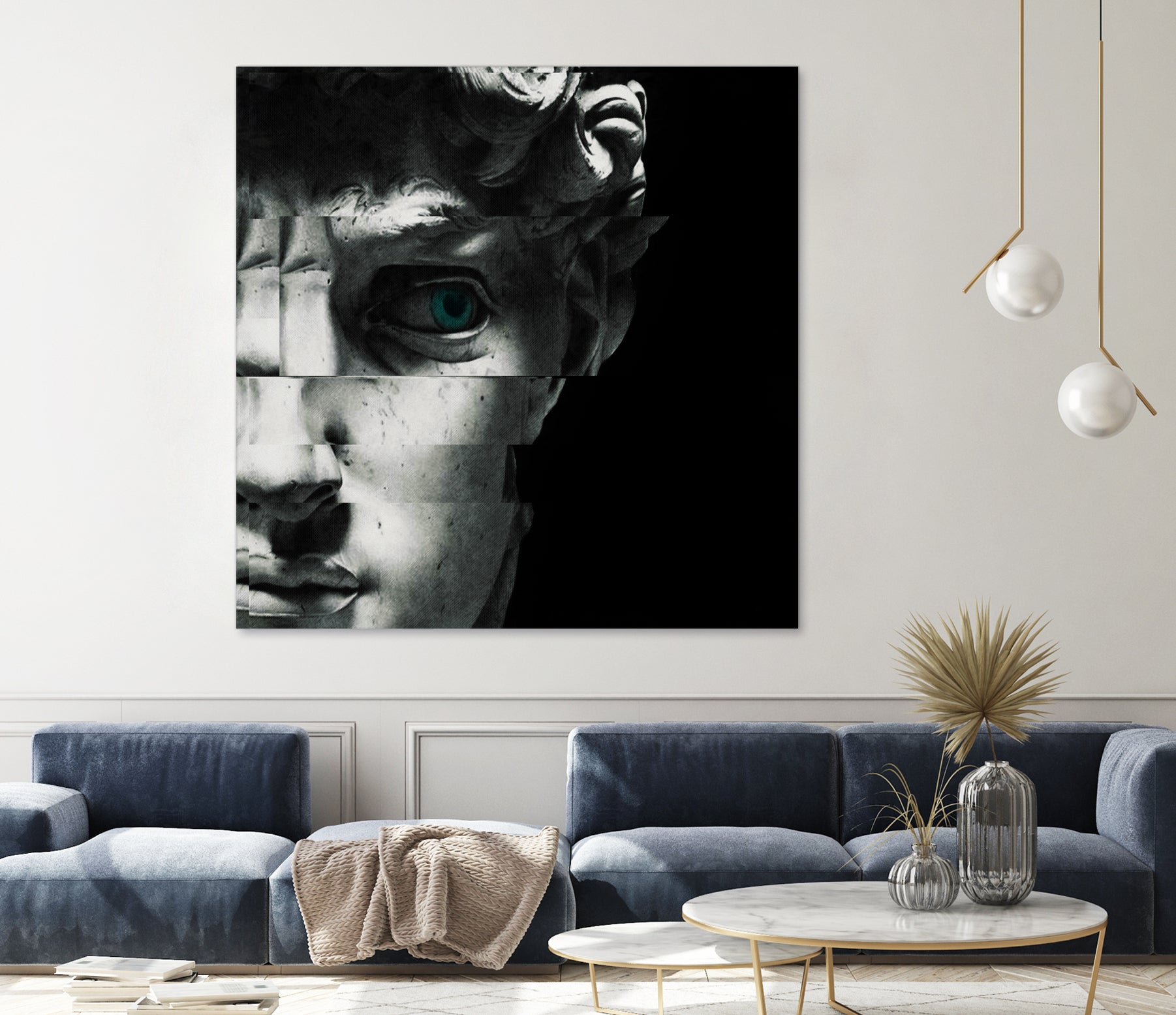 David's eye by Menelaos Trompoukis on GIANT ART - black digital painting