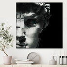 David's eye by Menelaos Trompoukis on GIANT ART - black digital painting