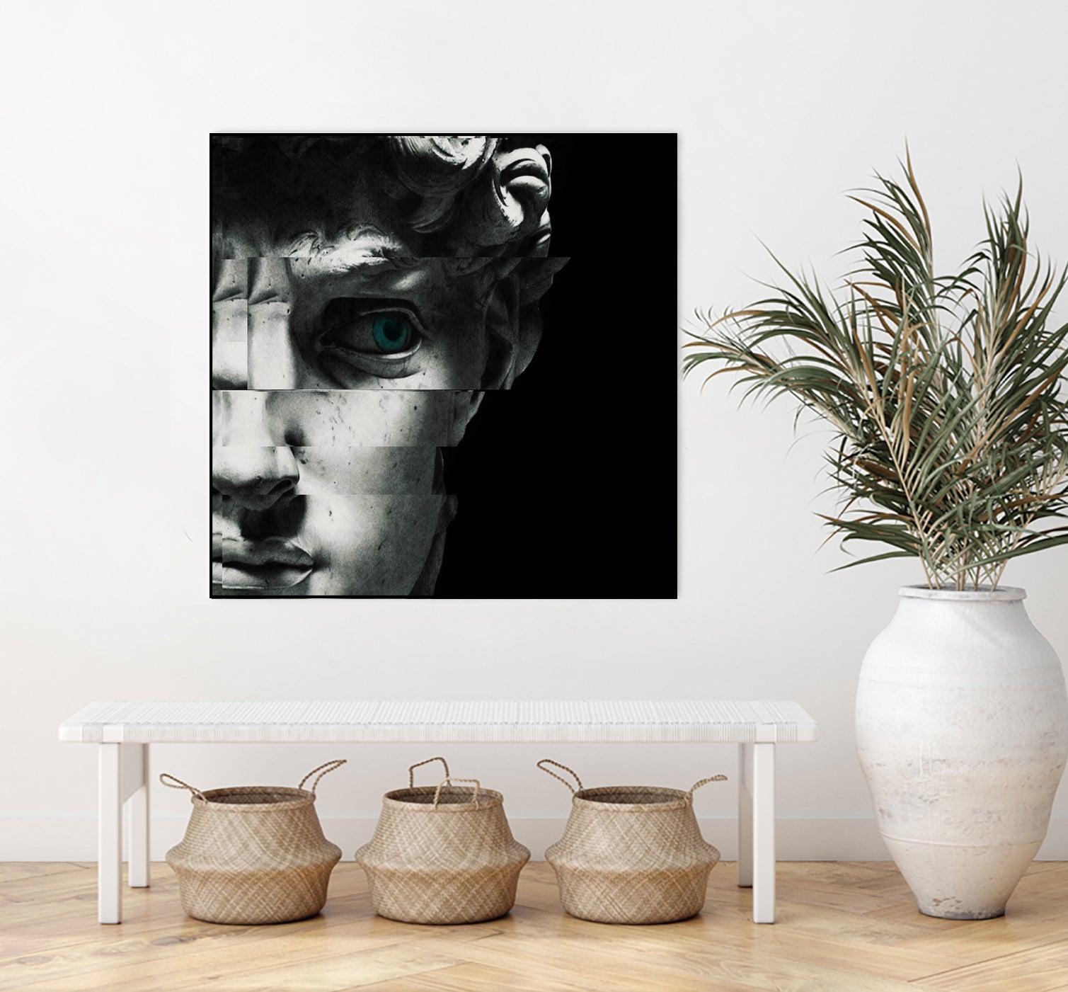 David's eye by Menelaos Trompoukis on GIANT ART - black digital painting