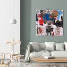 Sure Sure - Art Print by Pink Pank on GIANT ART - red mixed media