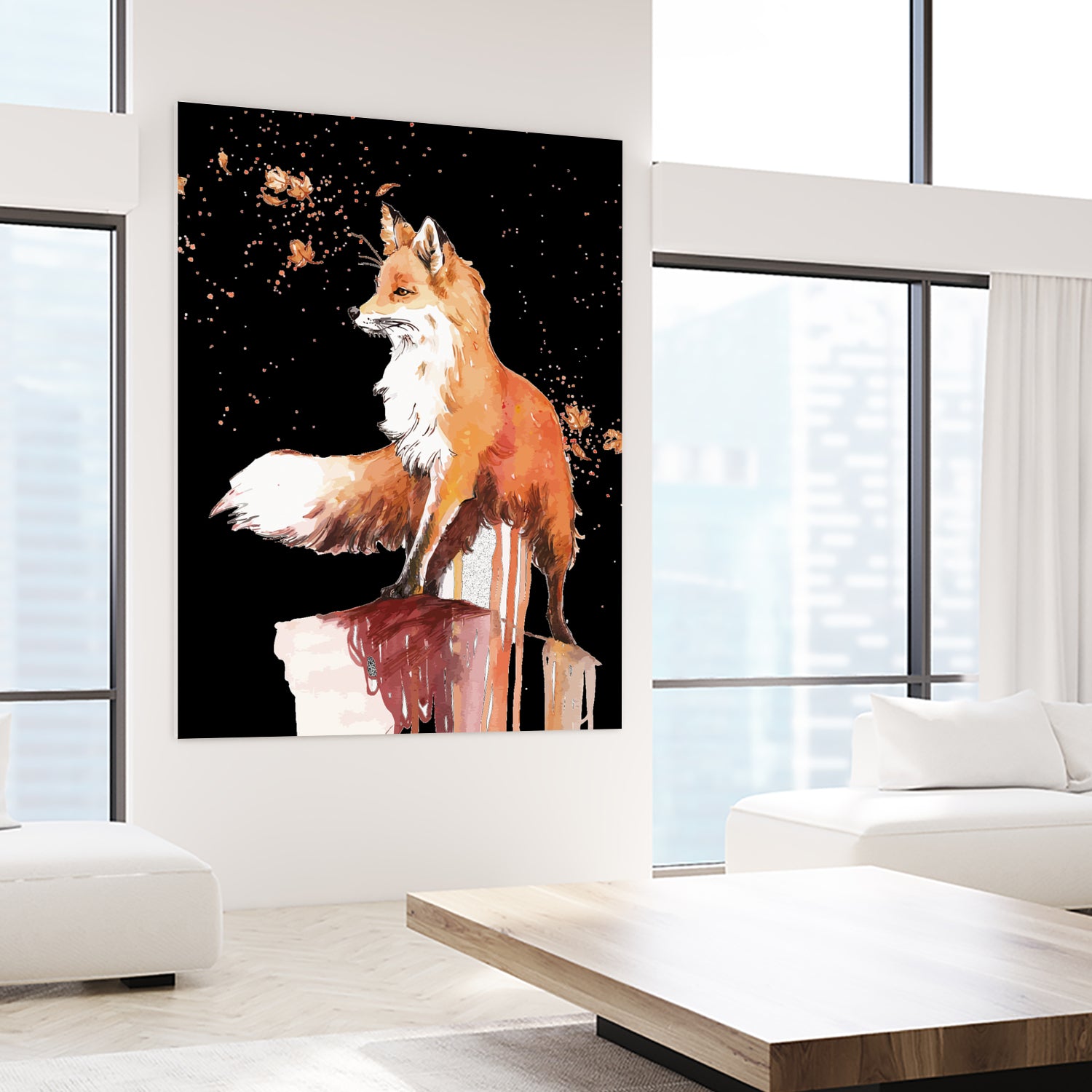 Fox by Sergio Marques on GIANT ART - brown digital painting