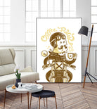 78 Coffee Racer by Afif Quilimo on GIANT ART - white digital drawing