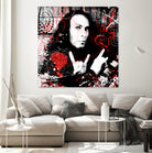 Ronnie James Dio by DARIA GRACHEVA on GIANT ART - black digital painting