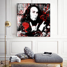 Ronnie James Dio by DARIA GRACHEVA on GIANT ART - black digital painting