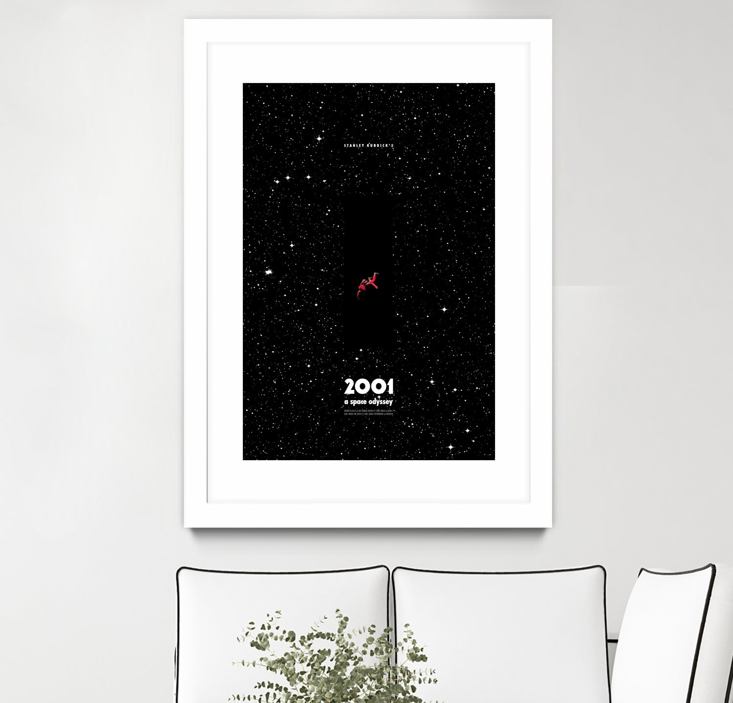 2001 A Space Odyssey by Juarez Tanure on GIANT ART - black photo illustration