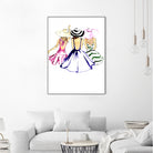 SISTERS by Tatiana Vlasko on GIANT ART - fuchsia digital painting