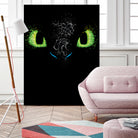 The eyes of the dragon by Antonio Camarena on GIANT ART - black digital painting