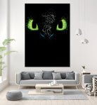 The eyes of the dragon by Antonio Camarena on GIANT ART - black digital painting