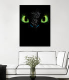 The eyes of the dragon by Antonio Camarena on GIANT ART - black digital painting