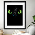 The eyes of the dragon by Antonio Camarena on GIANT ART - black digital painting