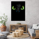 The eyes of the dragon by Antonio Camarena on GIANT ART - black digital painting