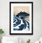 Breaking the waves by Sjoerd Piepenbrink on GIANT ART - blue digital painting