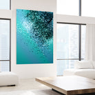 Aqua Blue OCEAN Glitter #1 #shiny #decor #art by Anita & Bella Jantz on GIANT ART - blue photo manipulation