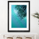 Aqua Blue OCEAN Glitter #1 #shiny #decor #art by Anita & Bella Jantz on GIANT ART - blue photo manipulation