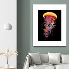 Jellyfish World by David Loblaw on GIANT ART - blue photo illustration