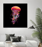 Jellyfish World by David Loblaw on GIANT ART - blue photo illustration