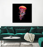 Jellyfish World by David Loblaw on GIANT ART - blue photo illustration