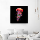 Jellyfish World by David Loblaw on GIANT ART - blue photo illustration