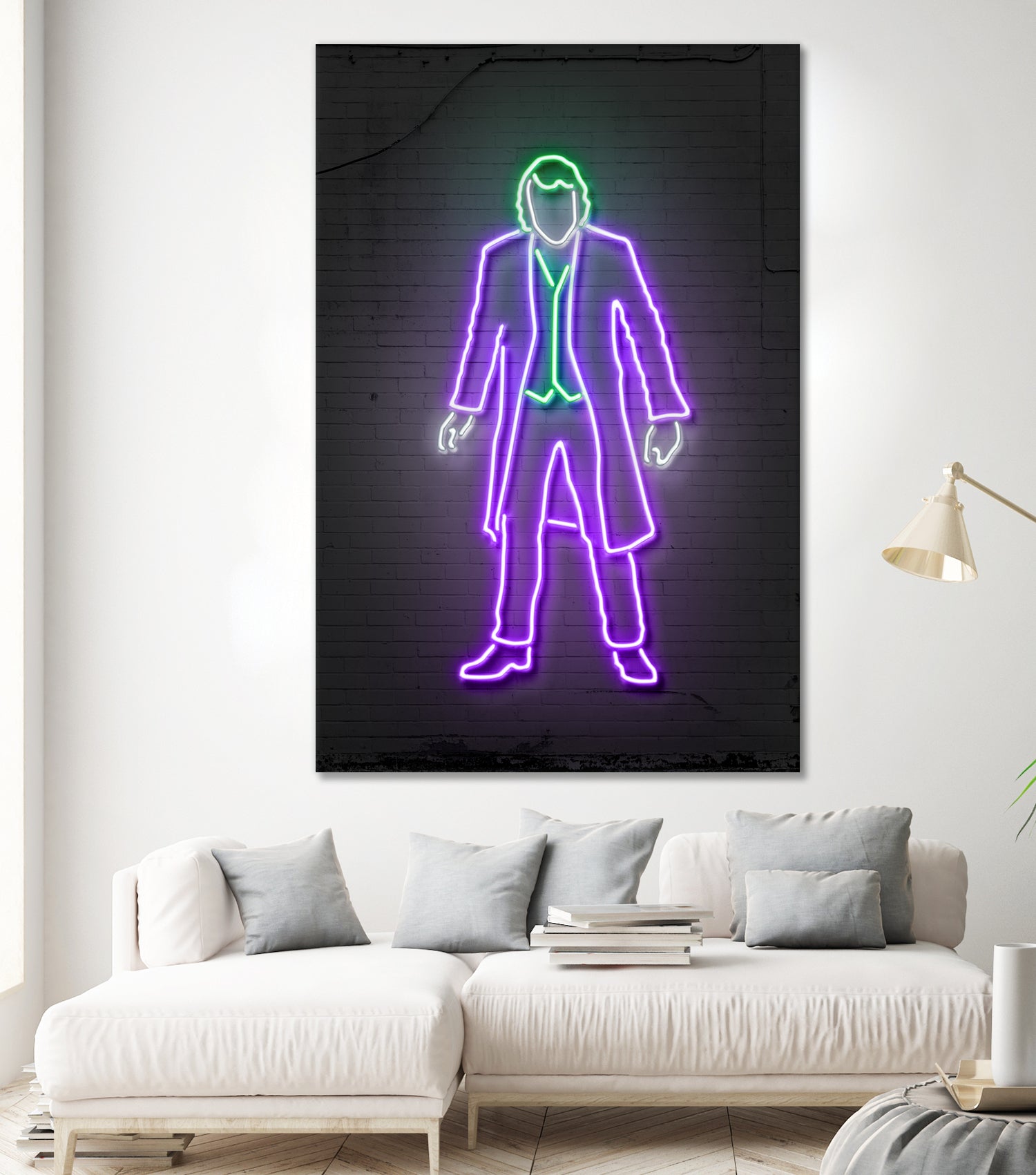 Joker neon by Octavian Mielu on GIANT ART