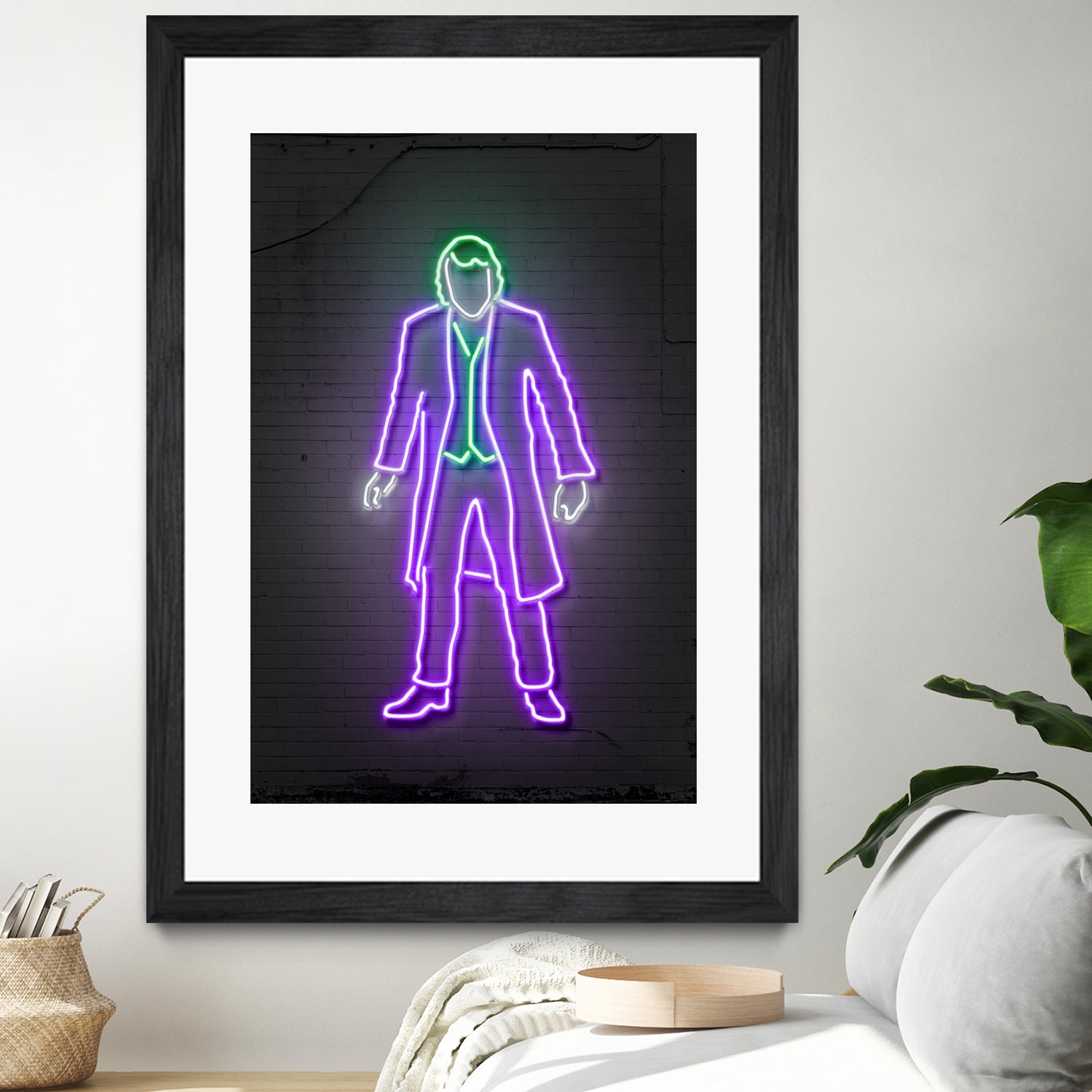 Joker neon by Octavian Mielu on GIANT ART