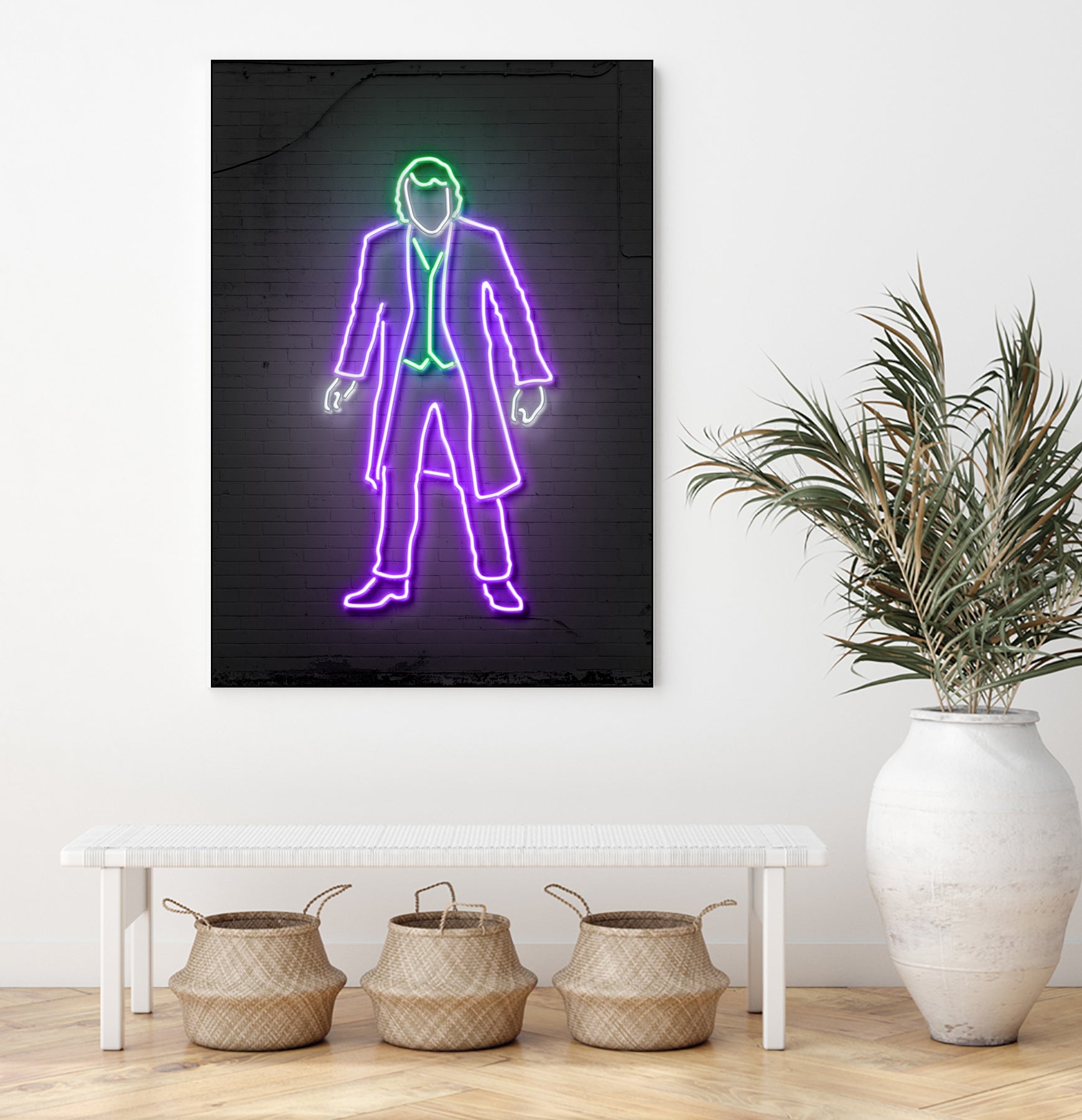 Joker neon by Octavian Mielu on GIANT ART