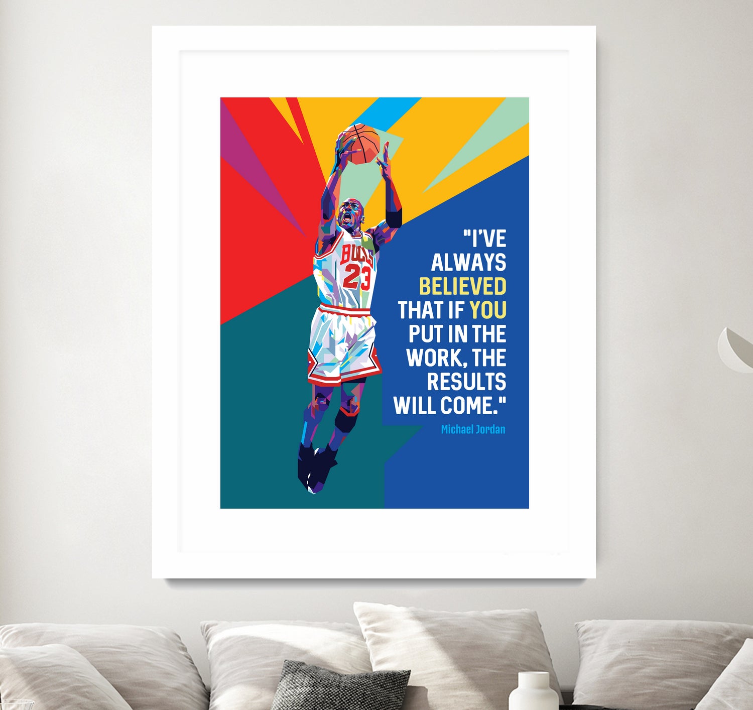 Michael Jordan Quote by Laksana Ardie on GIANT ART