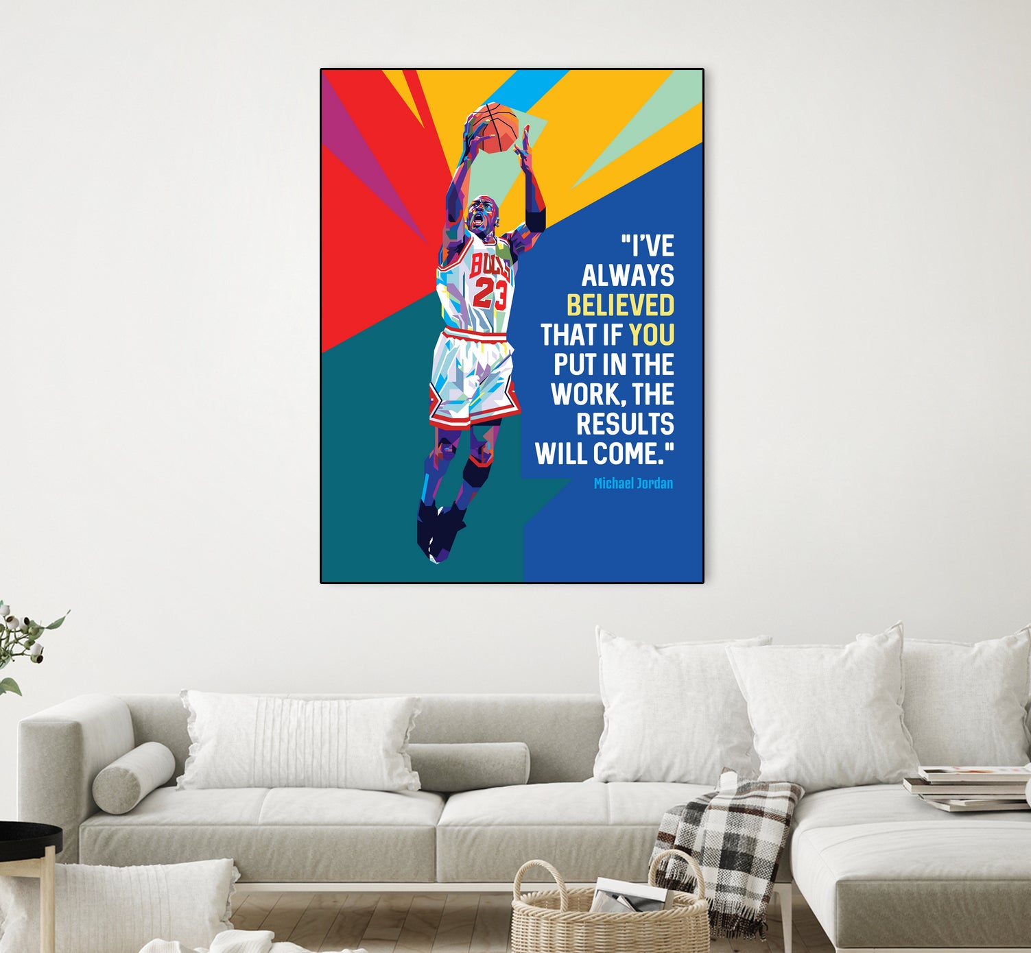 Michael Jordan Quote by Laksana Ardie on GIANT ART