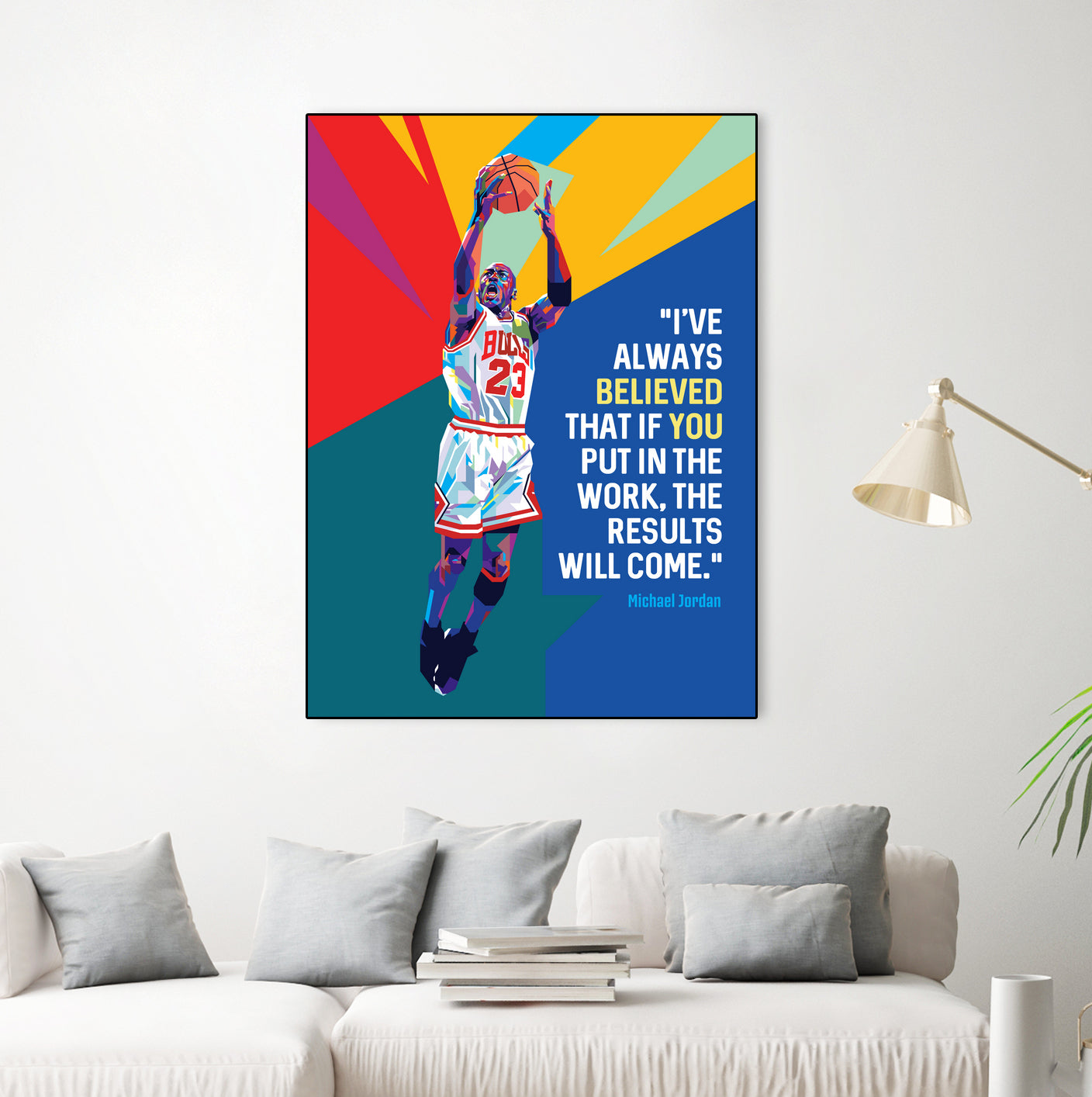 Michael Jordan Quote by Laksana Ardie on GIANT ART