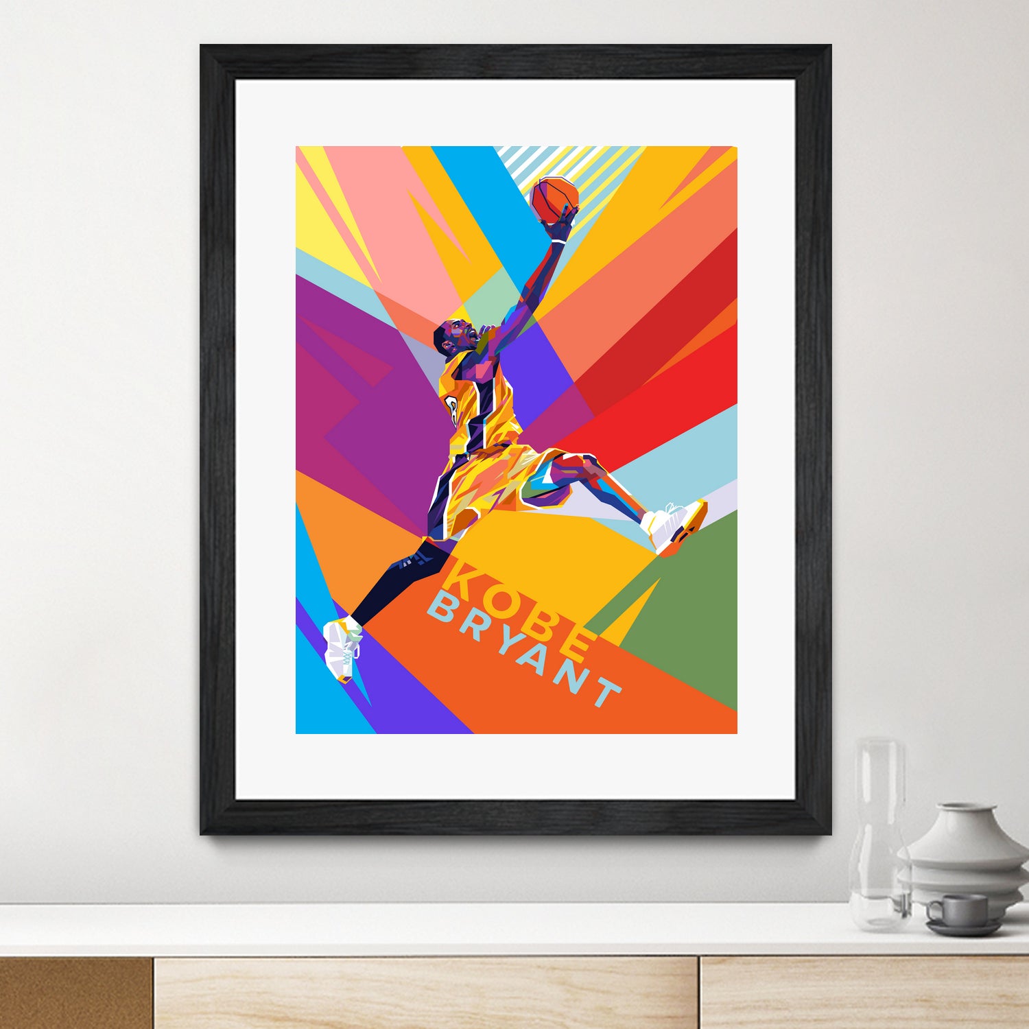 Young Kobe Bryant Pop Art by Laksana Ardie on GIANT ART