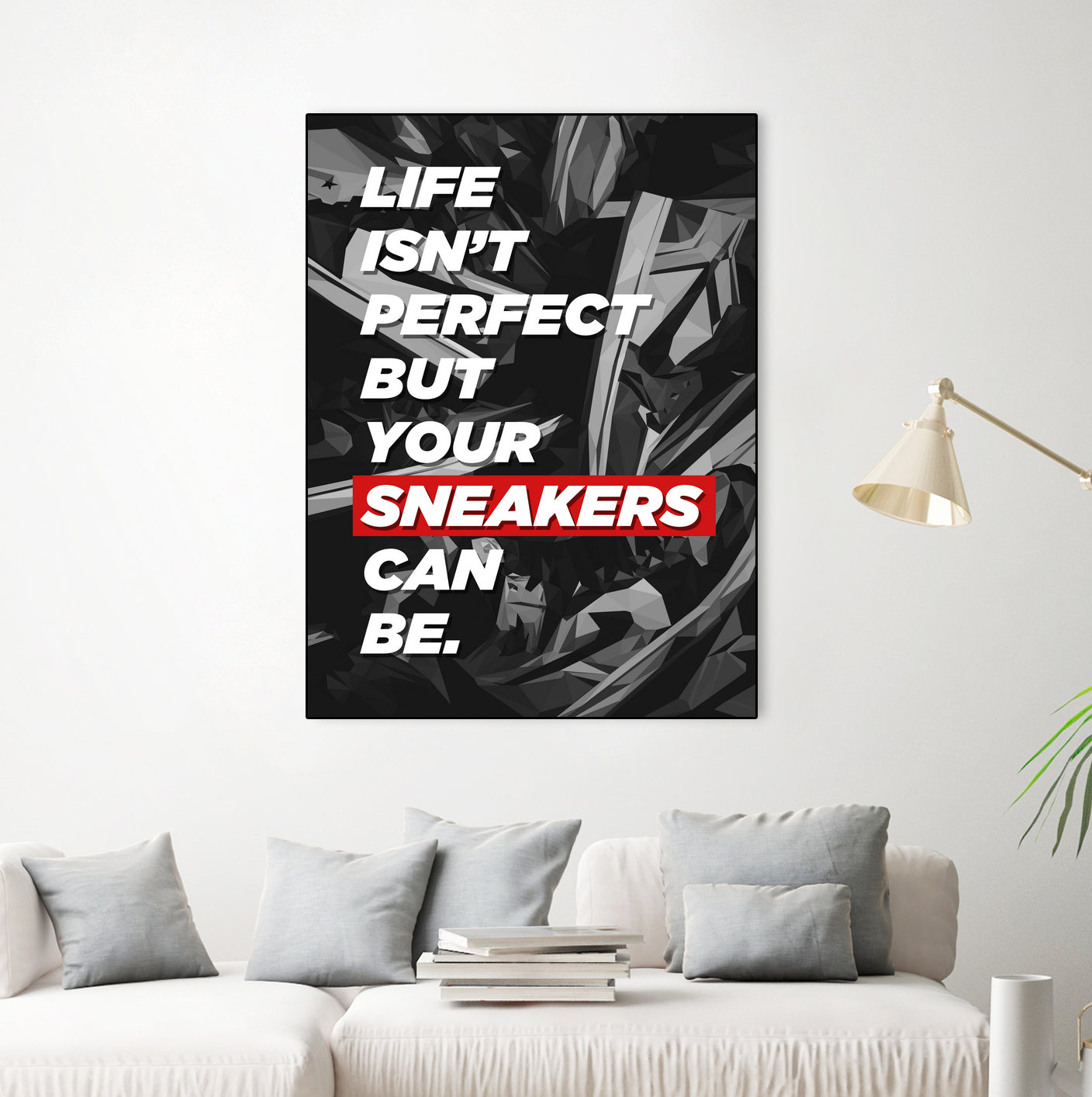 sneakers addict quotes by Artnesia on GIANT ART