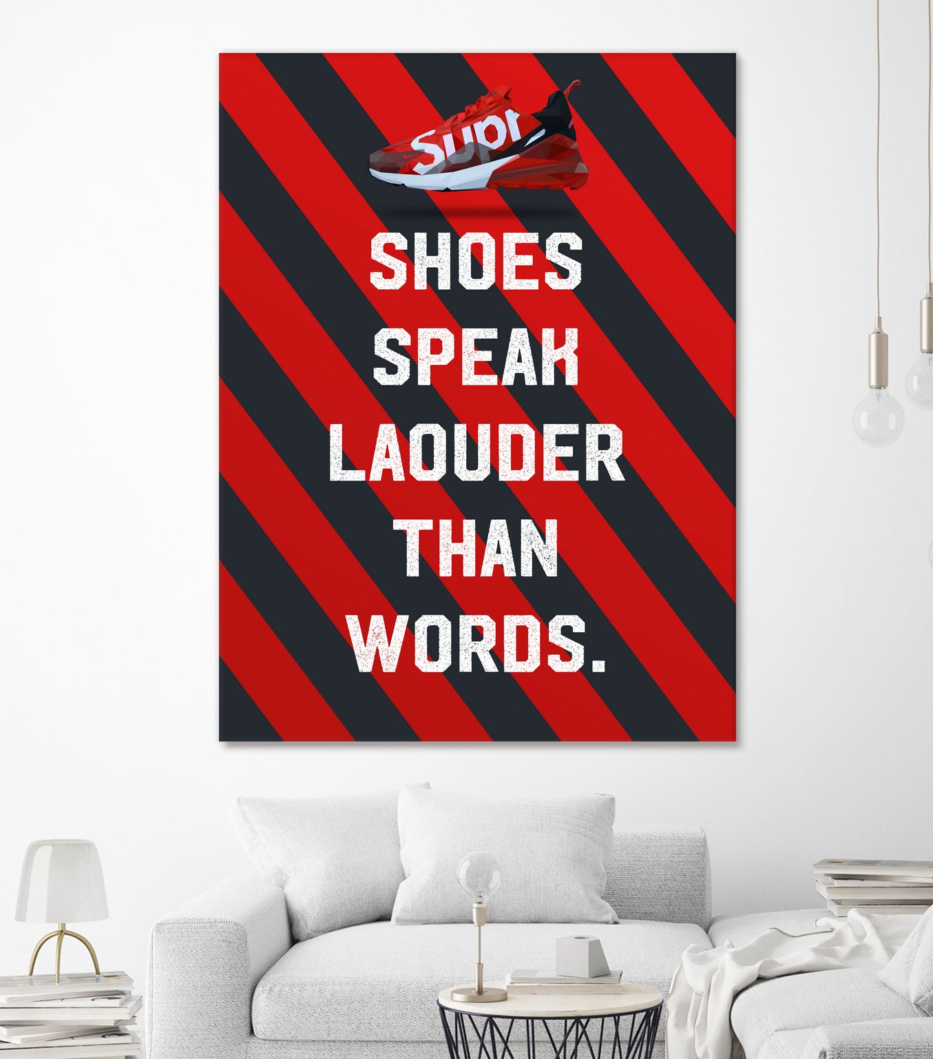 sneaker quotes MOTIVATION  by Artnesia on GIANT ART